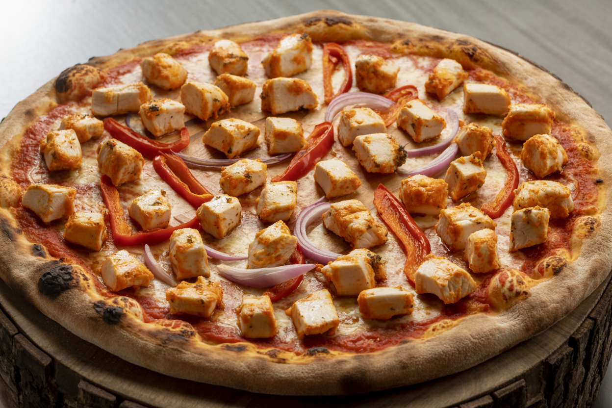 Chicken Tikka Pizza - Authentic Neapolitan pizza