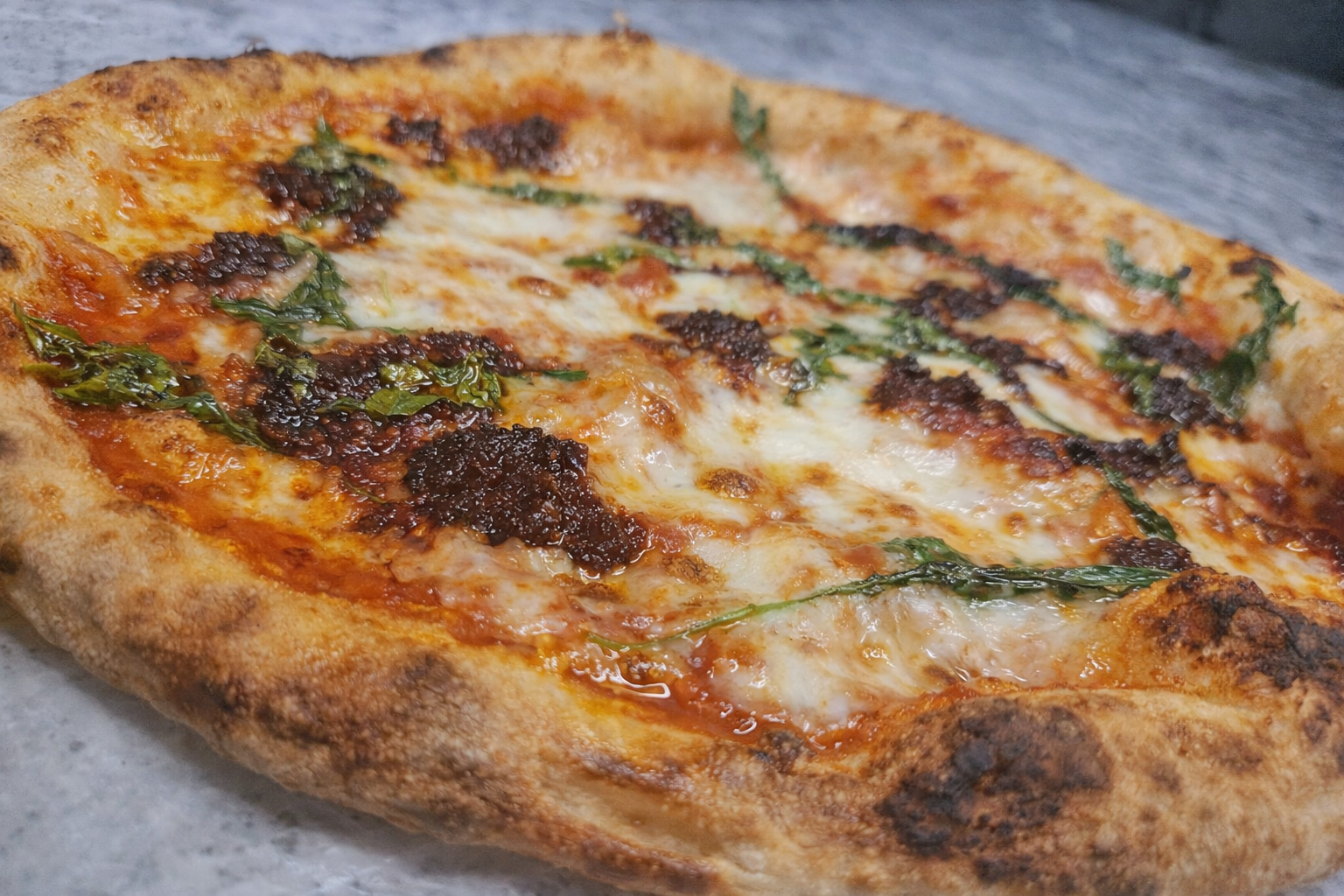 Pizza Nduja - Authentic Neapolitan pizza
